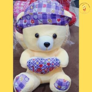 BLUE CAP TEDDY 8 INCHER