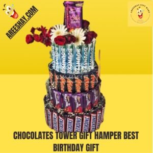 CHOCOLATES TOWER GIFT HAMPER BEST BIRTHDAY GIFT