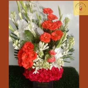IMPORTED QUALITY FRESH FLOWERS BOX BOUQUET