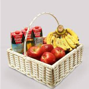 PREMIUM QUALITY FRUIT GIFT BASKET WITH JUICES