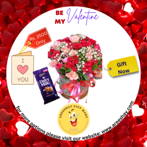 FLOWERS BOX WITH CHOCOLATE