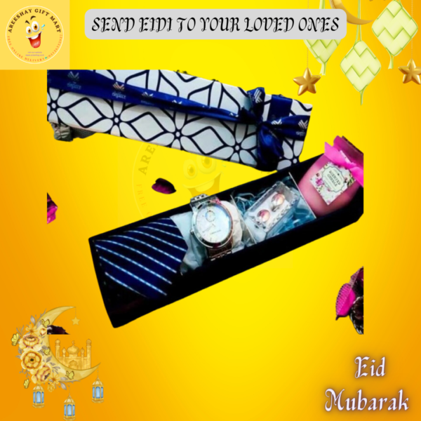 BEAUTIFUL GIFT BOX FOR MAN TIE AND WATCH SPECIAL