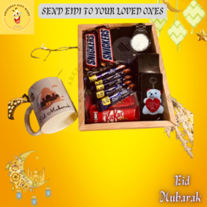 SPECIAL EID GIFT BASKET WITH SPCIAL CUSTOMIZE MUG