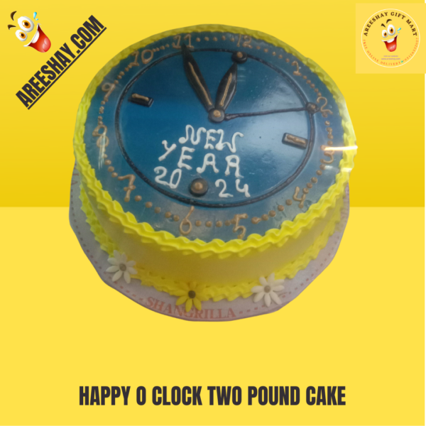 HAPPY O CLOCK TWO POUND CAKE