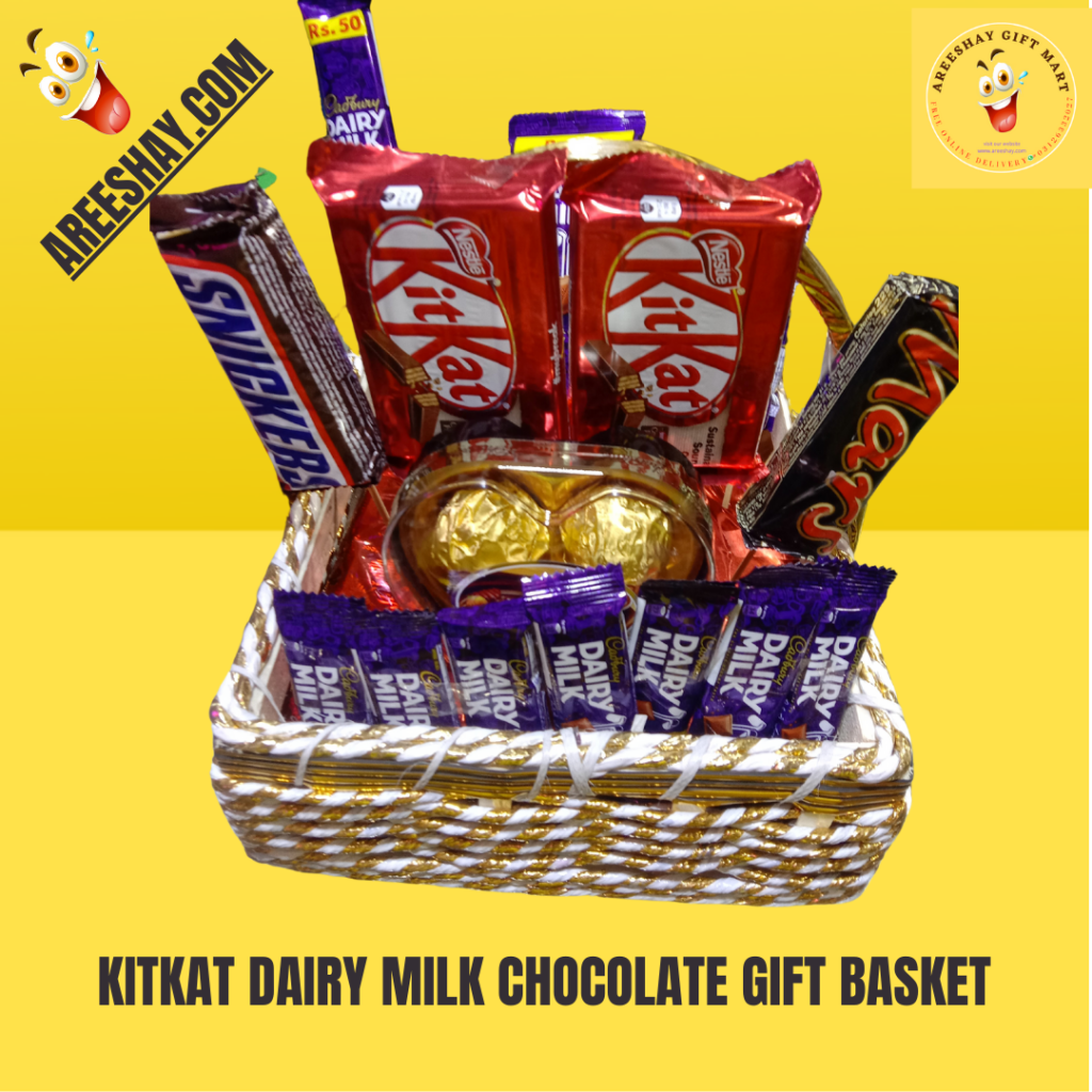 KITKAT DAIRY MILK CHOCOLATE GIFT BASKET | Send Gifts To Pakistan | Same ...